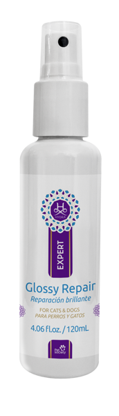 Hydra Expert Glossy Repair, 120 ml - для собак и кошек - для шелковистой, гладкой и блестящей шерсти