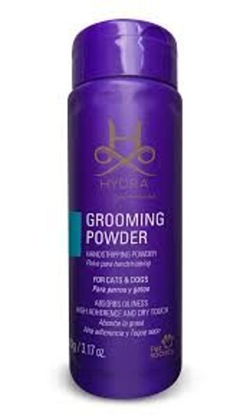 Hydra Groomers Grooming Powder, 90 gr - PROFESIONĀĻIEM, spalvas raušanas pulveris suņiem un kaķiem