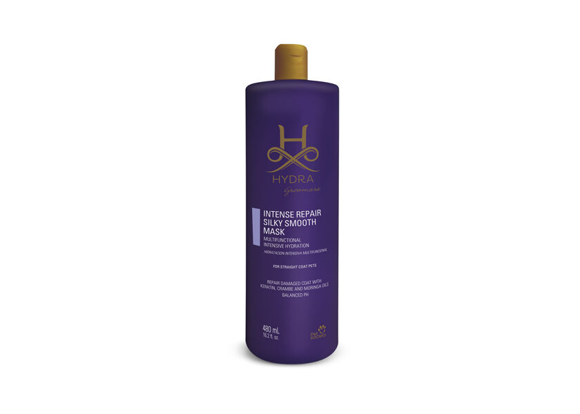 Hydra Groomers Intense Repair Silky Smooth Mask, 480 ml - ДЛЯ ПРОФЕССИОНАЛОВ, для собак и кошек с длинной, гладкой или поврежденной шерстью