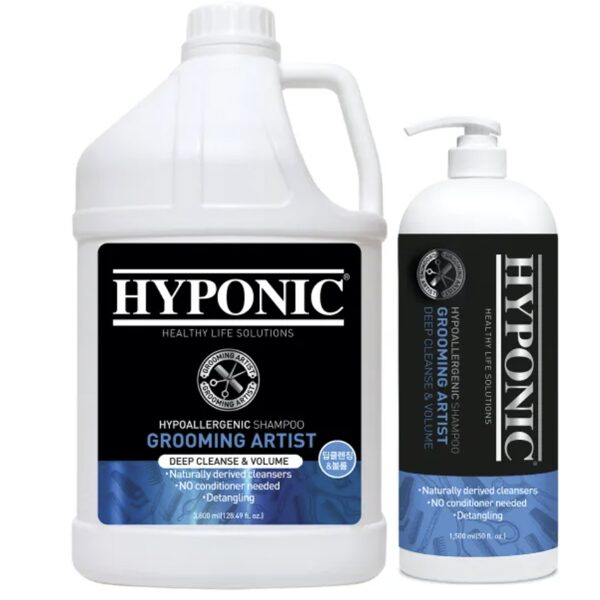 HYPONIC Hypoallergenic Grooming Artist Deep Cleanse & Volume Shampoo, 3800ml