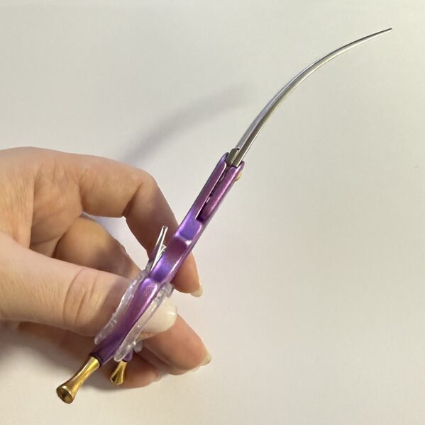 Birma PETS Curved Scissors 6.5 inch 40 градусов - VIOLET