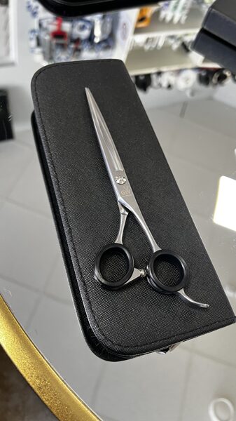 GRANDWOOF Professional Pet Straight Scissors 7''