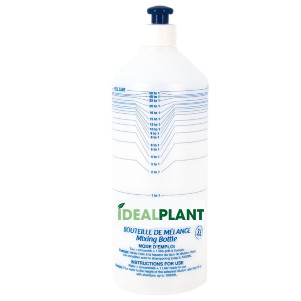 Idealplant Mixing & Dispensing Bottle, 1l  - pudele šampūnu atšķaidīšanai