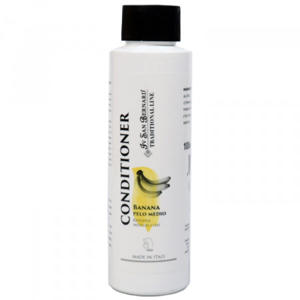 Iv San Bernard Banana Conditioner, 100 ml - для домашних животных с шерстью средней длины, придает эластичность, блеск
