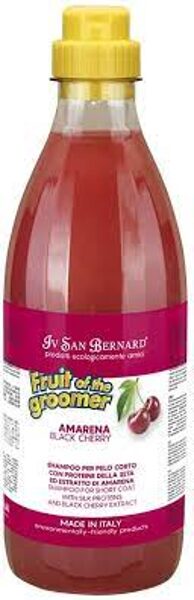 Iv San Bernard Black Cherry (Amarena) Shampoo, 1000 ml - īsai spalvai un biežai lietošanai
