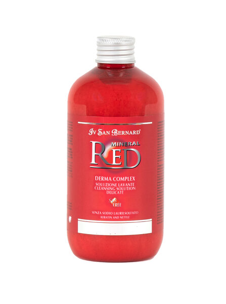 Iv San Bernard Red Mineral Derma Complex – Cleansing Solution, 300 ml - maigs attīrošs šampūns visiem kažoku tipiem