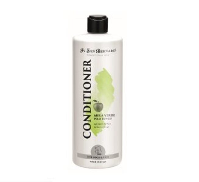 Iv San Bernard Green Apple Conditioner, 1000 ml - Mitrina un baro ādu, atjauno spalvas spīdumu