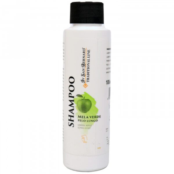 Iv San Bernard Green Apple Shampoo, 500 ml - moisturizes and rejuvenates the coat, giving shine and softness, for long-haired pets