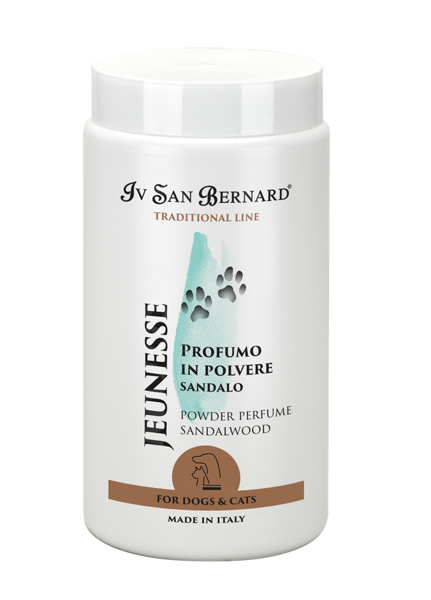 Iv San Bernard Traditional Line Jeunesse, 80 g - powder with white sandalwood scent for dogs and cats