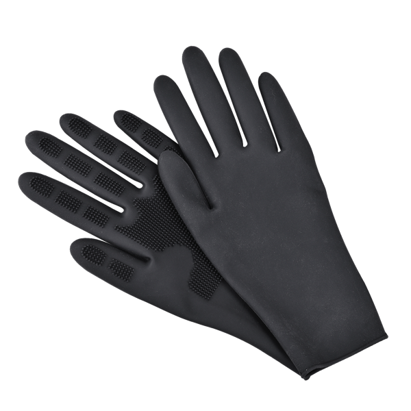 Iv San Bernard Silicone Gloves - Black
