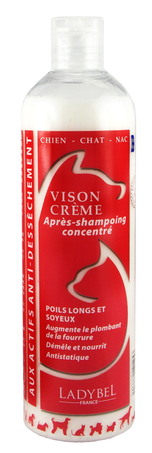 Ladybel Lady Vison Creme, 200 ml - увлажняющий кондиционер с норковым маслом, помогающий бороться с колтунами