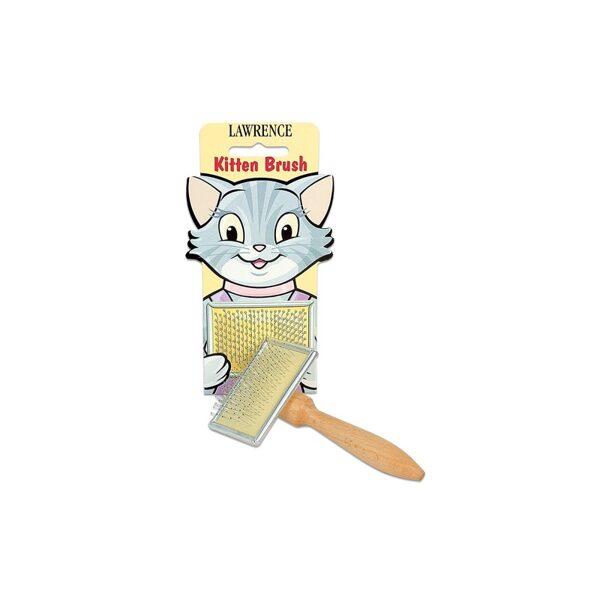 Lawrence Kitten slicker brush with Ball mini - 6x4.5 cm