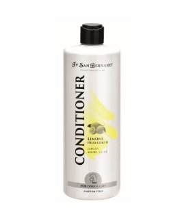 Iv San Bernard Lemon Conditioner, 500 ml - softens and helps prevent dandruff, for short-haired pets