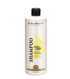 Iv San Bernard Lemon Shampoo, 500 ml - mīkstina un palīdz novērst blaugznas, īsspalvainajiem mājdzīvniekiem