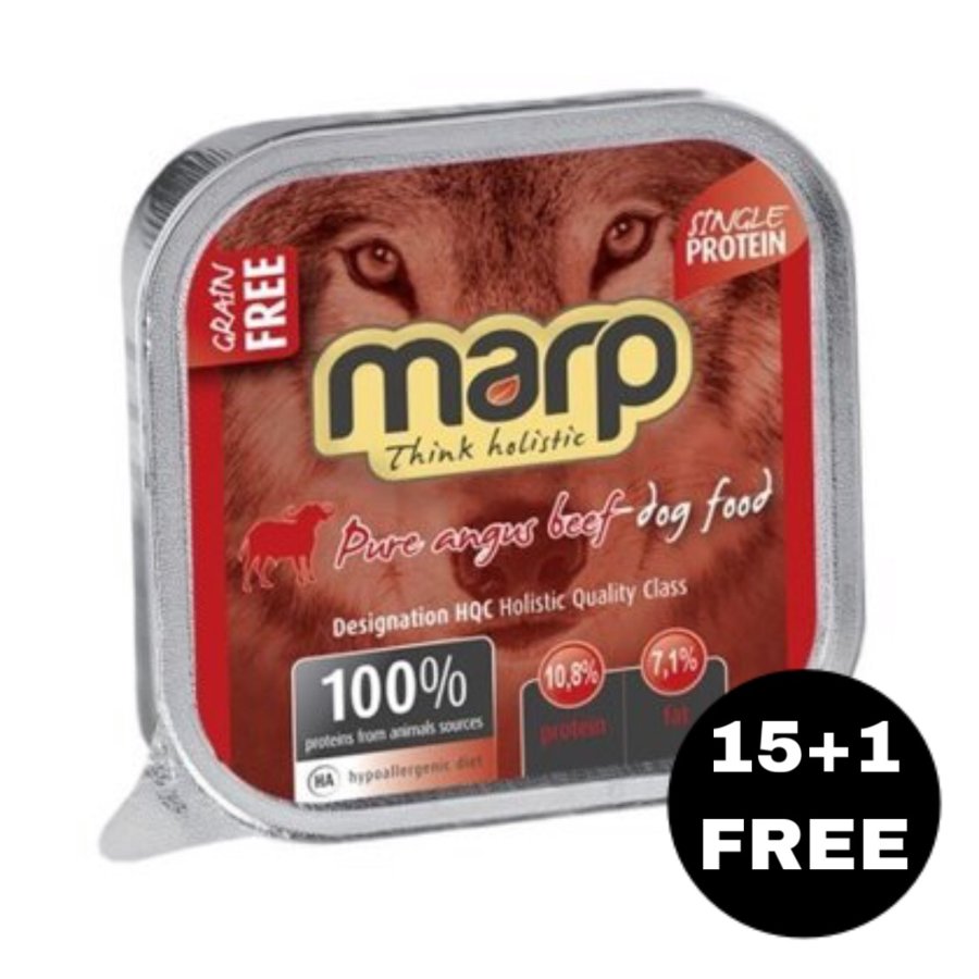Marp Think Holistic Pure Angus Beef, 16x100g (15+1 FREE)