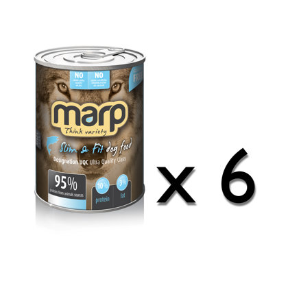 Marp Think Variety Slim & Fit - Baltās zivis, Vista, 6x400g