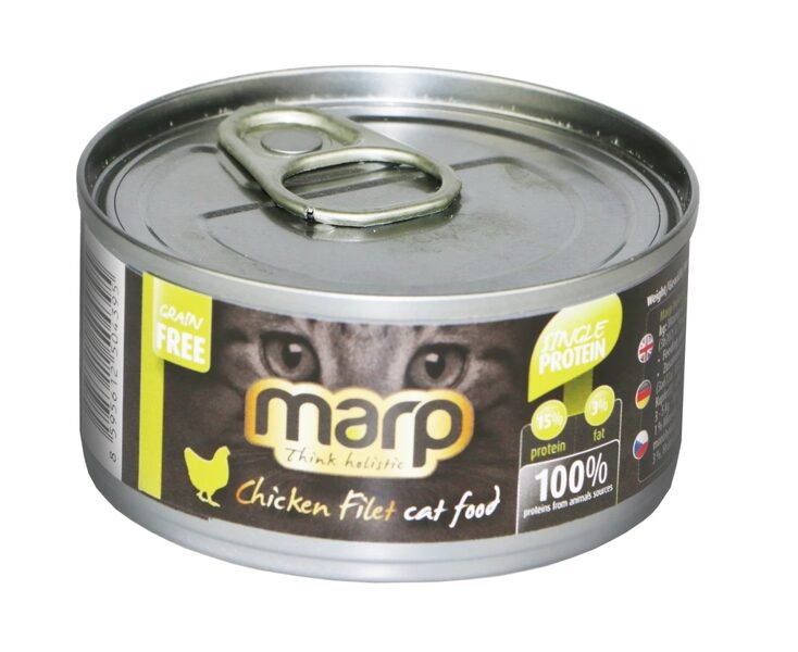 Marp Think Holistic Chicken Filet Cat Food - vistas fileja, 70g