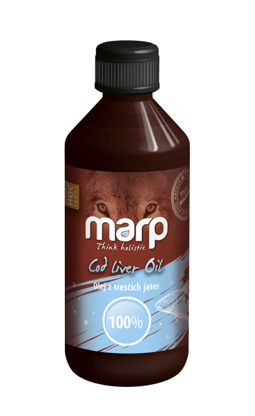 MARP Think Holistic Cod Liver Oil, 500 ml - mencu aknu eļļa 