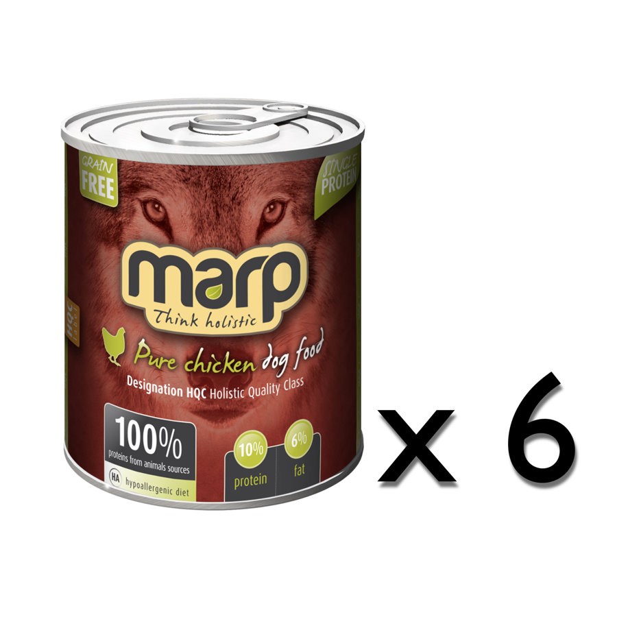 Marp Think Holistic Pure Chicken, 6x800 g