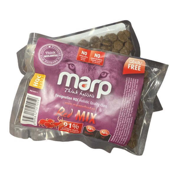 Marp Think Holistic Red Mix - Tītars, Angus liellops, Briedis, 70 g, paraudziņš