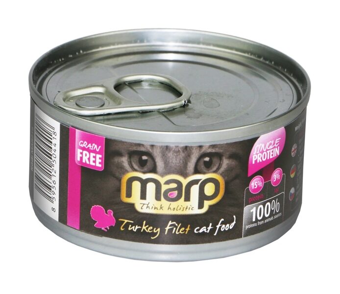 Marp Think Holistic Turkey Filet Cat Food - tītara fileja, 70g