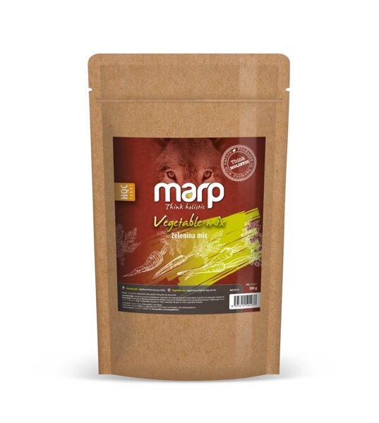 Marp Think Holistic Vegetable Mix, 400 g - žāvēts dārzeņu mix, papildbarība suņiem un kaķiem 