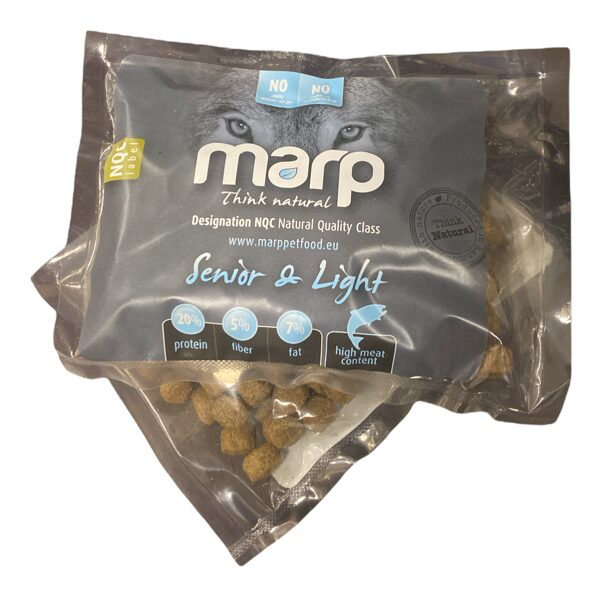 Marp Think Natural Senior & Light - Zivs, 70 g, paraudziņš