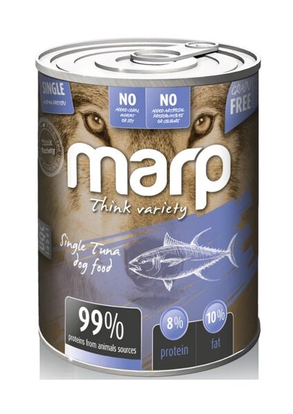 Marp Think Variety Single Tuna Dog Food - Tuncis, 400 g
