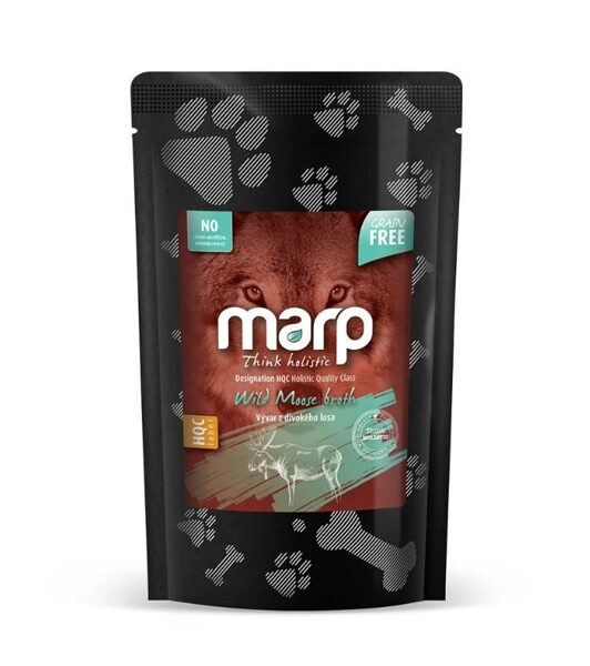 Marp Wild Moose broth 230ml - savvaļas aļņu buljons suņiem un kaķiem 230ml