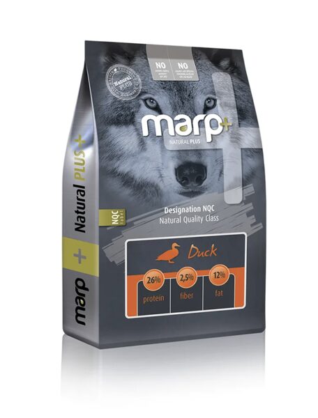 Marp Natural Plus – Duck – pilnvērtīga barība pieaugušajiem suņiem, 2 kg