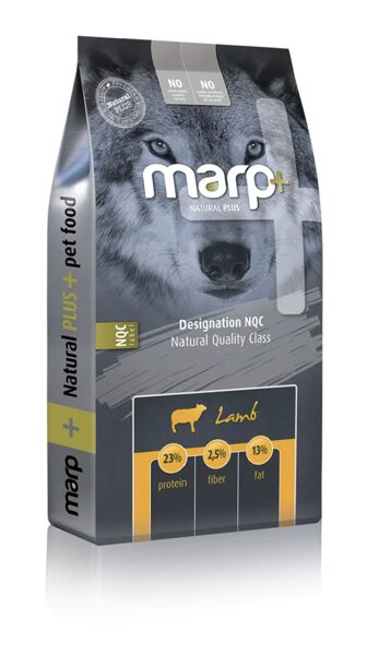 Marp Natural Plus – Lamb – pilnvērtīga barība pieaugušajiem suņiem, 12 kg