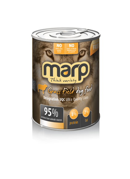 Marp Think Variety Grass Field - Turkey, Buffalo, Lamb, 400g