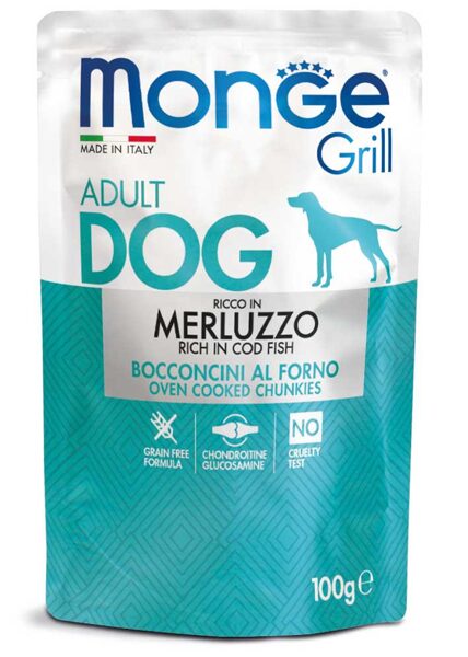 Monge Grill Pouch Cod Fish 100 g