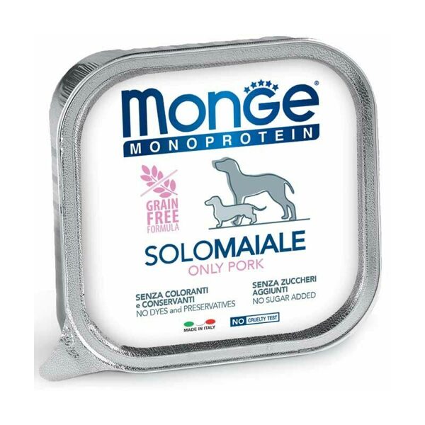 Monge Monoproteinic Pate 100% pork 150 gr - konservi suņiem ar cūkgaļu 150g