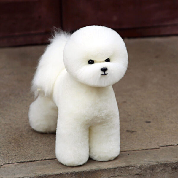 Mr. Jiang Bichon Full Body Model Dog Hair White Wig - Парик Бишона Фризе