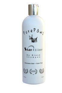 Pure Paws No Rinse Shampoo, 473 ml - enhances all colors & brightens whites