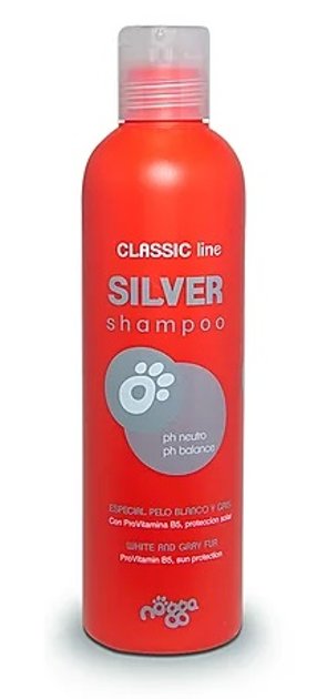 Nogga Classic Line Silver Shampoo, 250 ml - šampūns melniem, baltiem, šokolādes un sudraba spalvas toņiem