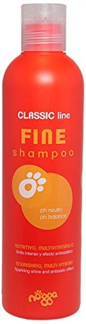 Nogga Classic Line Fine Shampoo, 250 ml - Mitrinošs šampūns šķirnēm, kuru spalvai ir nepieciešams apjoms