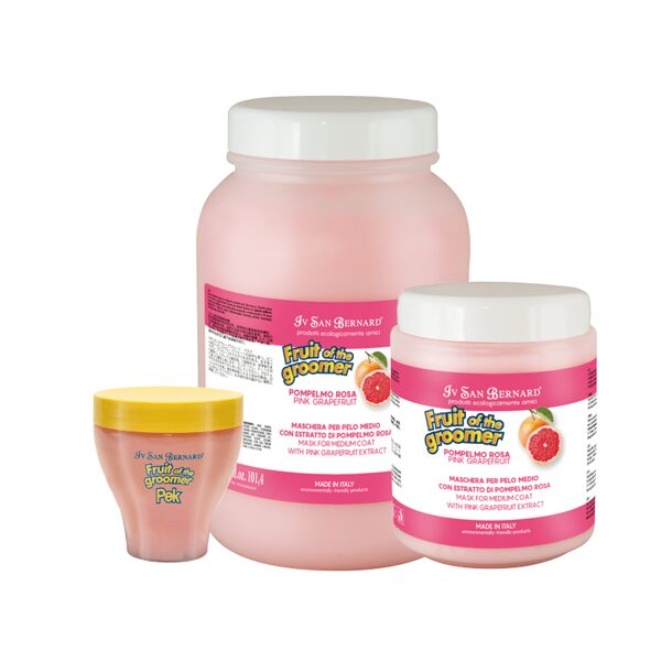 Iv San Bernard Pink Grapefruit Mask, 3000 ml - for medium length hair, revitalizes, tones, rejuvenates, nourishes and moisturizes