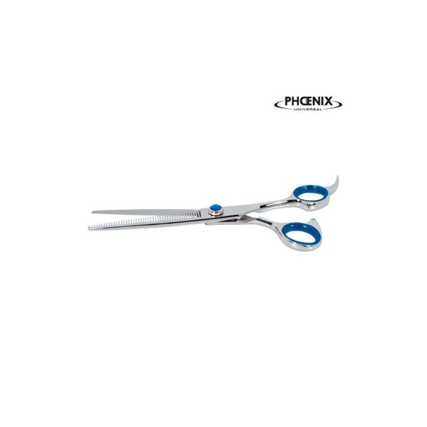 Šķēres grumeriem - Phoenix Cozyline Blender Scissors 16.5 cm - taisnās filieršķēres