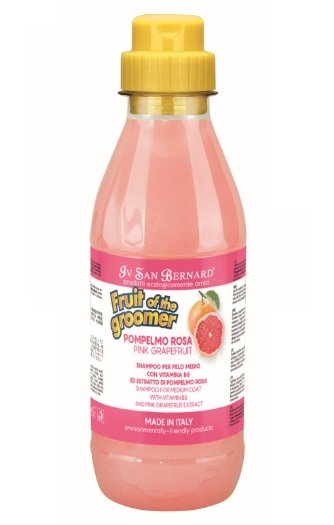 Iv San Bernard Pink Grapefruit Shampoo, 500 ml - vidējā garuma spalvai, attīra spalvu un tonizē