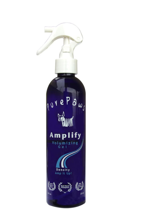 Pure Paws Amplify Spray Gel, 237 ml - Adds remarkable lift, fullness & body for harsh coat, dogs with undercoat, mixed coat type