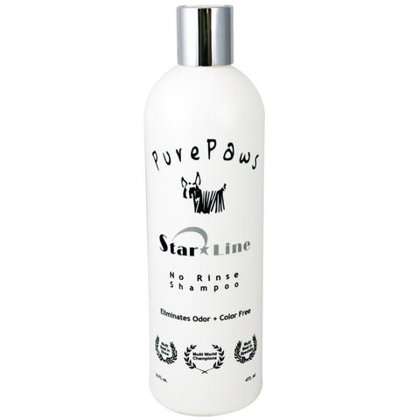 Pure Paws No Rinse Shampoo, 473 ml - koncentrāts, izmanto purna, ķepu attīrīšanai, urīna traipu likvidēšanai no spalvas, der "asaru celiņu" tīrīšanai