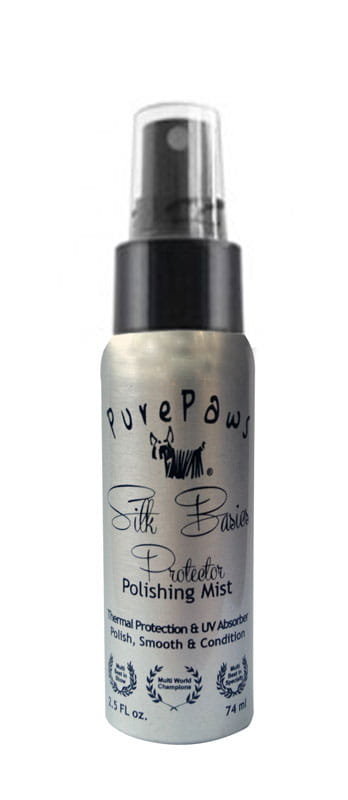 Pure Paws Silk Basics Protector Polishing Mist, 75 ml - UV absorber to help protect hair from sun damage. Ironing Spray