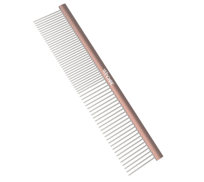Windare - Detangling Pet Comb M - Cocoa Brown 19 cm