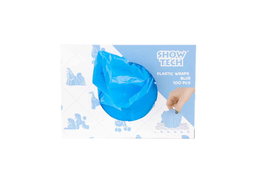 Show Tech Plastic Wraps Blue (15x30cm)-100 pcs Wraps