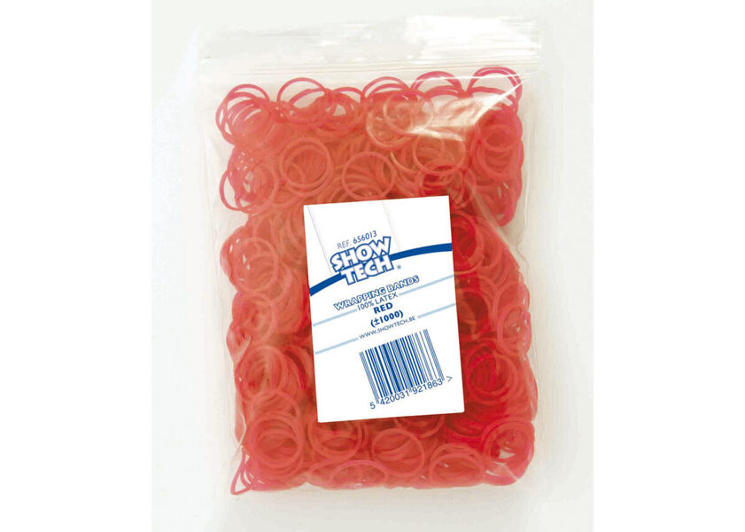Show Tech Wrap Bands Red - 100 gab - Wrapping Bands