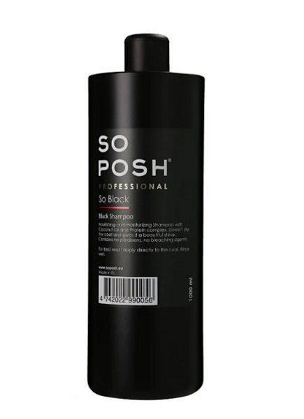So Posh So Black Shampoo, 1000 ml