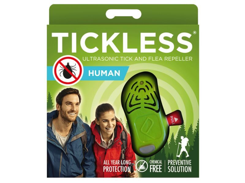 TICKLESS® Human ultrasonic device to repel ticks - for all ages - GREEN