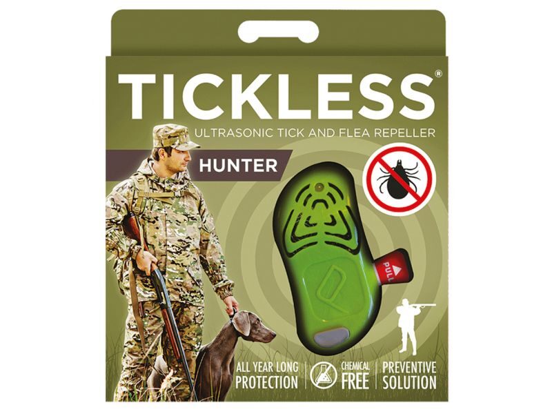 TICKLESS Hunter ultraskaņas ierīce ērču atbaidīšanai – visiem vecumiem - ZAĻŠ